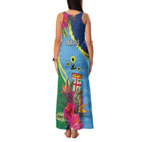 Personalized Malampa Fiji Day Together We Grow Family Matching Tank Maxi Dress and Hawaiian Shirt Special Tapa Mix - Polynesian Pride