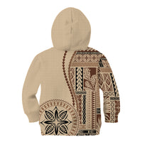 Samoa Siapo Motif Kid Hoodie Classic Style LT7 - Polynesian Pride