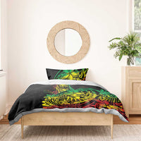 Personalised Reggae Jawaiian Festive Bedding Set Mix Polynesian