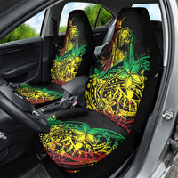 Personalised Reggae Jawaiian Festive Car Seat Cover Mix Polynesian