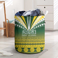 Cook Islands Rugby Laundry Basket Kuki Avaiki - Polynesian Pride