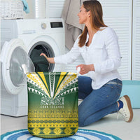 Cook Islands Rugby Laundry Basket Kuki Avaiki - Polynesian Pride