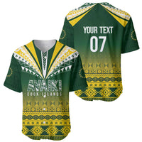 Cook Islands Rugby Custom Baseball Jersey Kuki Avaiki - Polynesian Pride