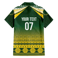 Cook Islands Rugby Custom Family Matching Short Sleeve Bodycon Dress and Hawaiian Shirt Kuki Avaiki - Polynesian Pride
