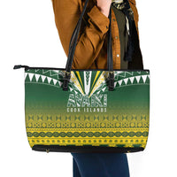 Cook Islands Rugby Leather Tote Bag Kuki Avaiki LT7 - Polynesian Pride