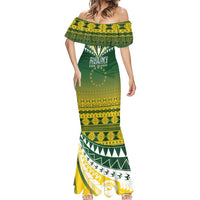 Cook Islands Rugby Custom Mermaid Dress Kuki Avaiki LT7 - Polynesian Pride