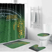 Cook Islands Rugby Kuki Avaiki Bathroom Set Tribal Turtle - Polynesian Pride