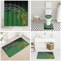 Cook Islands Rugby Kuki Avaiki Bathroom Set Tribal Turtle - Polynesian Pride