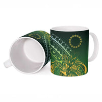 Cook Islands Rugby Kuki Avaiki Ceramic Mug Tribal Turtle LT7 - Polynesian Pride