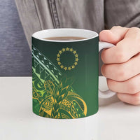Cook Islands Rugby Kuki Avaiki Ceramic Mug Tribal Turtle LT7 - Polynesian Pride