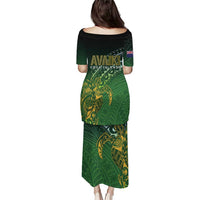 Cook Islands Rugby Kuki Avaiki Family Matching Puletasi and Hawaiian Shirt Tribal Turtle - Polynesian Pride