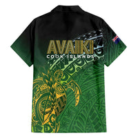 Cook Islands Rugby Kuki Avaiki Family Matching Tank Maxi Dress and Hawaiian Shirt Tribal Turtle - Polynesian Pride