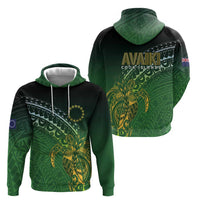 Cook Islands Rugby Kuki Avaiki Hoodie Tribal Turtle - Polynesian Pride