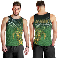 Cook Islands Rugby Kuki Avaiki Men Tank Top Tribal Turtle LT7 - Polynesian Pride