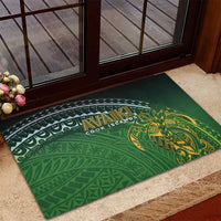 Cook Islands Rugby Kuki Avaiki Rubber Doormat Tribal Turtle LT7 - Polynesian Pride