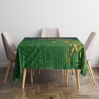 Cook Islands Rugby Kuki Avaiki Tablecloth Tribal Turtle LT7 - Polynesian Pride