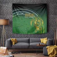 Cook Islands Rugby Kuki Avaiki Tapestry Tribal Turtle - Polynesian Pride
