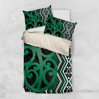 Maori Taniko Patterns Bedding Set Pounamu Patiki Motifs Mix Whakairo Ngaru