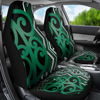 Maori Taniko Patterns Car Seat Cover Pounamu Patiki Motifs Mix Whakairo Ngaru