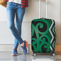 Maori Taniko Patterns Luggage Cover Pounamu Patiki Motifs Mix Whakairo Ngaru LT7 - Polynesian Pride
