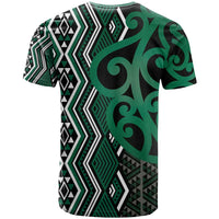 Maori Taniko Patterns T Shirt Pounamu Patiki Motifs Mix Whakairo Ngaru LT7 - Polynesian Pride