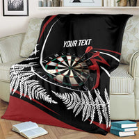 New Zealand Darts Personalised Blanket Silver Fern Dynamic