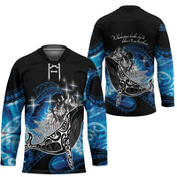 Maori Matariki Te Araroa Paikea Starry Hockey Jersey Tangaroa Whakatauki LT7 - Polynesian Pride