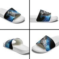 Maori Matariki Te Araroa Paikea Starry Slide Sandals Tangaroa Whakatauki LT7 - Polynesian Pride