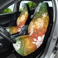 Kanaka Maoli Hawaii Flag Day Car Seat Cover Vibrant Frangipani