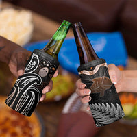Aotearoa Maori - Australia Indigenous 4 in 1 Can Cooler Tumbler Koiri Whakairo Mix Aboriginal Art LT7 - Polynesian Pride