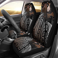 Aotearoa Maori - Australia Indigenous Car Seat Cover Koiri Whakairo Mix Aboriginal Art - Polynesian Pride