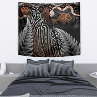 Aotearoa Maori - Australia Indigenous Tapestry Koiri Whakairo Mix Aboriginal Art - Polynesian Pride