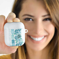 Christmas Aloha Hawaii Tiki AirPods Case Hibiscus Summer Colors - Polynesian Pride