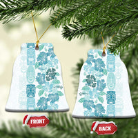 Christmas Aloha Hawaii Tiki Ceramic Ornament Hibiscus Summer Colors - Polynesian Pride