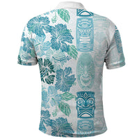 Christmas Aloha Hawaii Tiki Polo Shirt Hibiscus Summer Colors - Polynesian Pride