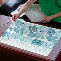 Christmas Aloha Hawaii Tiki Puzzle Hibiscus Summer Colors - Polynesian Pride