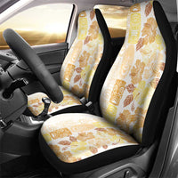 Christmas Aloha Hawaii Tiki Car Seat Cover Hibiscus Autumn Colors - Polynesian Pride