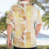 Christmas Aloha Hawaii Tiki Hawaiian Shirt Hibiscus Autumn Colors - Polynesian Pride