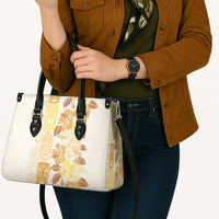 Christmas Aloha Hawaii Tiki Leather Bag Hibiscus Autumn Colors - Polynesian Pride