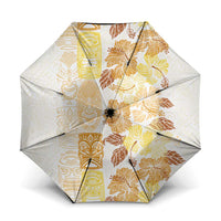 Christmas Aloha Hawaii Tiki Umbrella Hibiscus Autumn Colors - Polynesian Pride