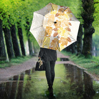 Christmas Aloha Hawaii Tiki Umbrella Hibiscus Autumn Colors - Polynesian Pride