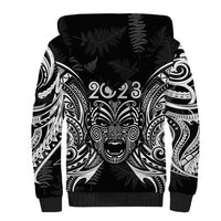 New Zealand Rugby Sherpa Hoodie 2023 World Cup Aotearoa Haka Face LT7 - Polynesian Pride