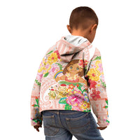 Aloha Hawaii Kid Hoodie Kawaii Mele Kalikimaka - Pastel Fever