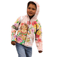 Aloha Hawaii Kid Hoodie Kawaii Mele Kalikimaka - Pastel Fever