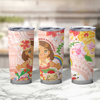 Aloha Hawaii Tumbler Cup Kawaii Mele Kalikimaka - Pastel Fever