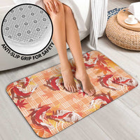 Orange Palaka Hawaii Aloha Bathroom Set Koi Pond Mix Japanese Maple - Polynesian Pride