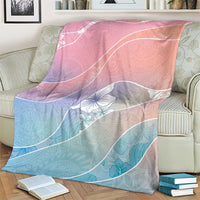 Aloha Hawaii Floral Tapa Blanket Patchwork Pastel Candy - Polynesian Pride