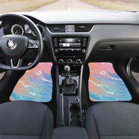 Aloha Hawaii Floral Tapa Car Mats Patchwork Pastel Candy - Polynesian Pride