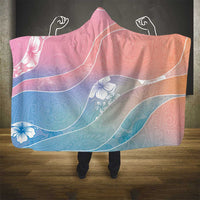 Aloha Hawaii Floral Tapa Hooded Blanket Patchwork Pastel Candy - Polynesian Pride