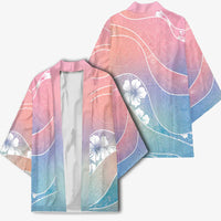 Aloha Hawaii Floral Tapa Kimono Patchwork Pastel Candy - Polynesian Pride
